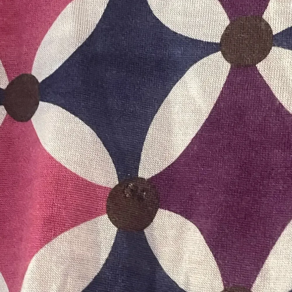 Boden Woman’s Dress Sz 12 Light 100% Wool Geometric Pattern Contemporary